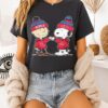 Ole Miss Rebel Outfit With Snoopy Fist Bump Charlie Brown T-Shirt