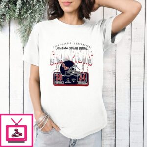 Ole Miss Rebels College Football Playoff 2026 Sugar Bowl Champions Scoring Drive T-Shirt