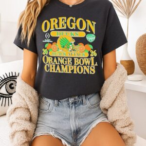 Oregon Capital One Orange Bowl Champions Cfp 2026 Classic T-Shirt