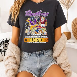 Panthers 2025 Cricket Celebration Bowl Champions Mascot T-Shirt