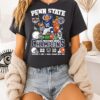 Penn State Nittany Lions Football Pinstripe Bowl Champions 2025 Mascot Score T-Shirt