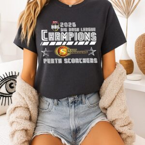 Perth Scorchers 2026 Big Bash League Champions T-Shirt
