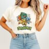 Pikachu Bulbasaur Charmander And Squirtle Smokemon T-Shirt