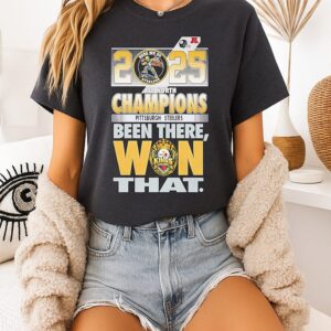 Pittsburgh Steelers Afc North Champions Been There Won That Here We Go Steelers T-Shirt
