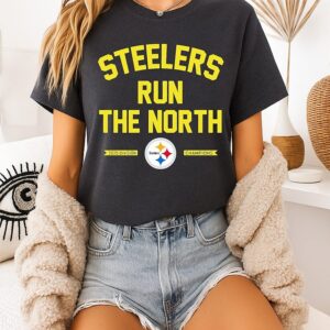 Pittsburgh Steelers Run The North 2025 Divison Champions T-Shirt