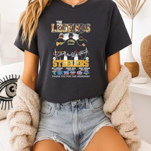Pittsburgh Steelers The Legends Bill Cowher Chuck Noll Mike Tomlin Thank You T-Shirt