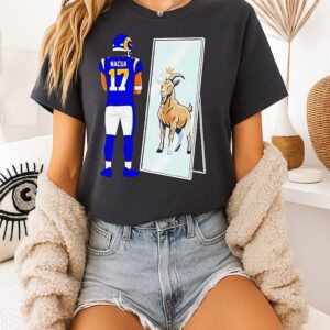 Puka Nacua 17 Mirror Goat Los Angeles Rams T-Shirt