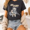 Raccoon Holding Rfile And Wearing Camo Outfit Sig Sauer Never Settle T-Shirt
