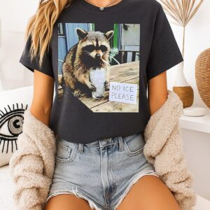 Raccoon Stay Salty Melt Ice T-Shirt