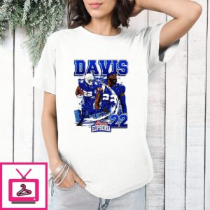 Ray Davis Buffalo Bills Ice Player Collage T-Shirt