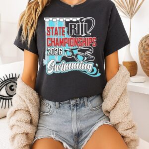 Riil Swimming States State Championships 2026 T-Shirt