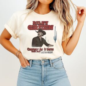 Riley Green Cowboy As It Gets Tour 2026 Justin Moore T-Shirt