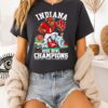 Rose Bowl Game Champions 2025-26 Indiana Hoosiers Football Mascot T-Shirt