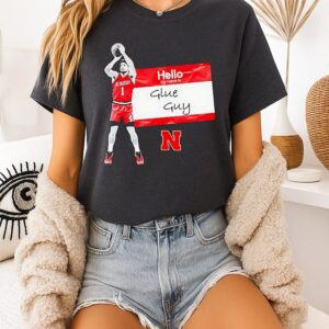 Sam Hoiberg Nebraska Cornhuskers Glue Guy T-Shirt