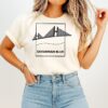 Savannah Blue Design Cable-Stayed Bridge T-Shirt