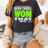 Seahawks 2026 Nfc West Division Champions Been There Won That T-Shirt