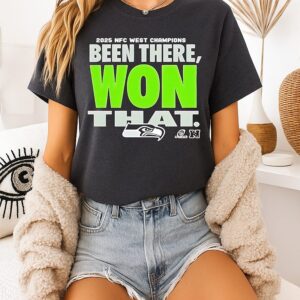 Seahawks 2026 Nfc West Division Champions Been There Won That T-Shirt