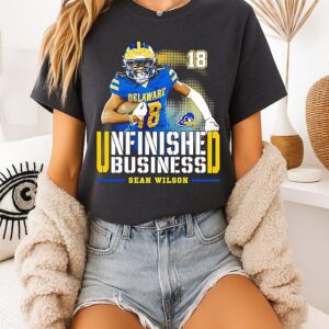 Sean Wilson Delaware Football NCAA Unfinished Business T-Shirt
