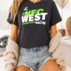 Seattle Seahawks 2025 Nfc West Division Champions Conquer T-Shirt