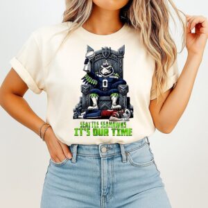 Seattle Seahawks 2026 Super Bowl It’s Out Time Mascot T-Shirt