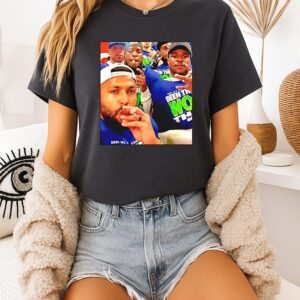 Seattle Seahawks Nfc West Champions 2025 Celebrate Victory Smoking T-Shirt
