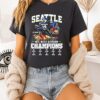 Seattle Seahawks Nfc West Division Champions 10 Time Mascot T-Shirt