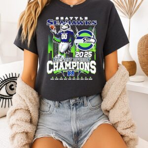 Seattle Seahawks Nfc West Division Champions 2026 NFL T-Shirt