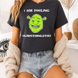 Shrek I Am Feeling Ogrestimulated Big Head T-Shirt