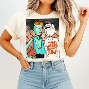 Skeeter And Doug White Men Can’t Jump Cartoon Parody T-Shirt