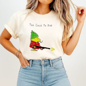 Snoopy Too Cold To Die Paint T-Shirt