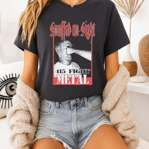 Snuffed On Sight Face Punch 415 Fight Metal T-Shirt