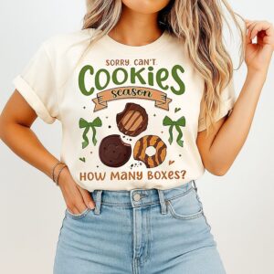 Sorry Can’t Cookies Season How Many Boxes Meme T-Shirt