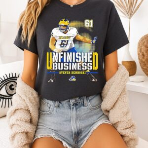 Steven Demboski Delaware Football NCAA Unfinished Business T-Shirt