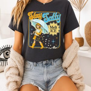 Subtle Anti Ice Stay Salty Protest T-Shirt