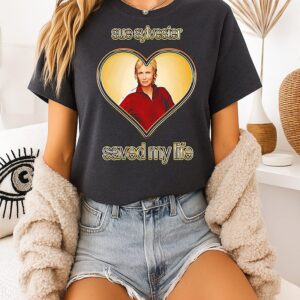 Sue Sylvester Saved My Life Heart T-Shirt