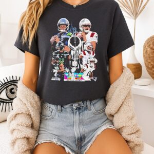 Super Bowl Lx Seahawks Vs Patriots Player Trophy Graphic T-Shirt