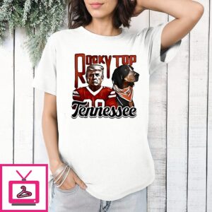 Tennessee Volunteers Rocky Top Donald Trump And Smoky Dog T-Shirt