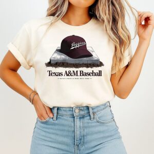 Texas A&ampM baseball Olsen Field at Blue Bell Park cap shirt