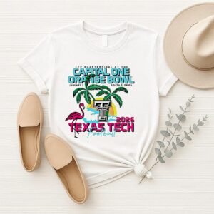 Texas Tech Red Raiders 2026 Capital One Orange Bowl Game T-Shirt