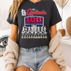 The Cardinals 100th Anniversary World Series Champions Abbey Road T-Shirt