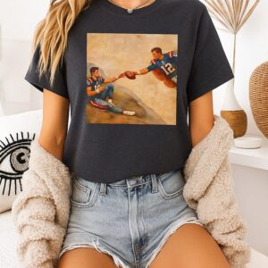 The Creation Tom Brady And Drake Maye T-Shirt