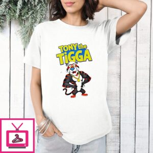 Tony The Tigga Kellogg’s Frosted Flakes Cereal Mascot Meme T-Shirt