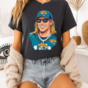 Trevor Lawrence Smile With Jacksonville Jaguars Outfit Football NFL T-Shirt