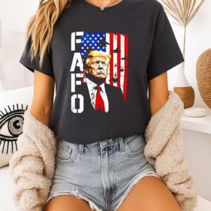 Trump Fafo 2026 USA Flag T-Shirt