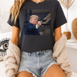 Trump Middle Finger To Ford Worker T-Shirt