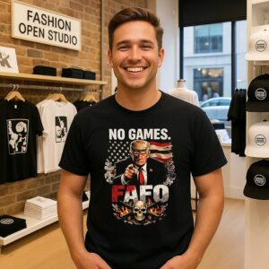 Trump No Games Fafo Graphic T-Shirt