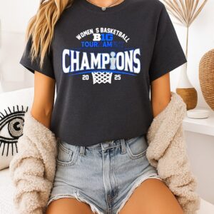 UCLA Bruins 2025 Women’s Basketball Tournament Champions Logo T-Shirt