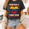 Venezuela Libre 2026 Venezuela Heart Flag Retro T-Shirt