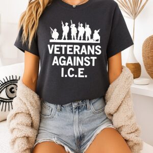 Veterans Against Ice Anti T-Shirt