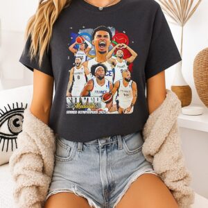 Victor Wembanyama Silver Medalist Summer Olympic Paris 2024 Graphic T-Shirt